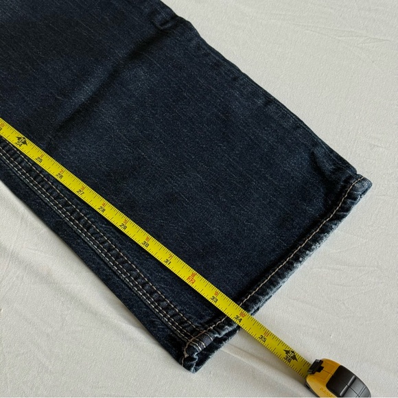 Silver Jeans Gordie Mens 34x34 Straight Fit Whiskered Thick Stitch Western - Picture 14 of 14